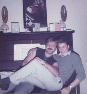 Tom and I in '85
